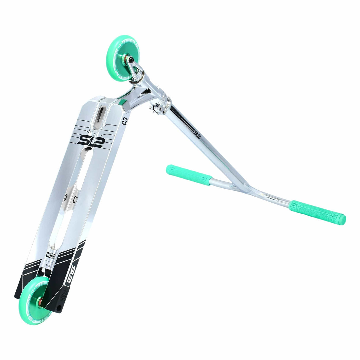 Core SL2 Complete Stunt Scooter - Teal/Chrome