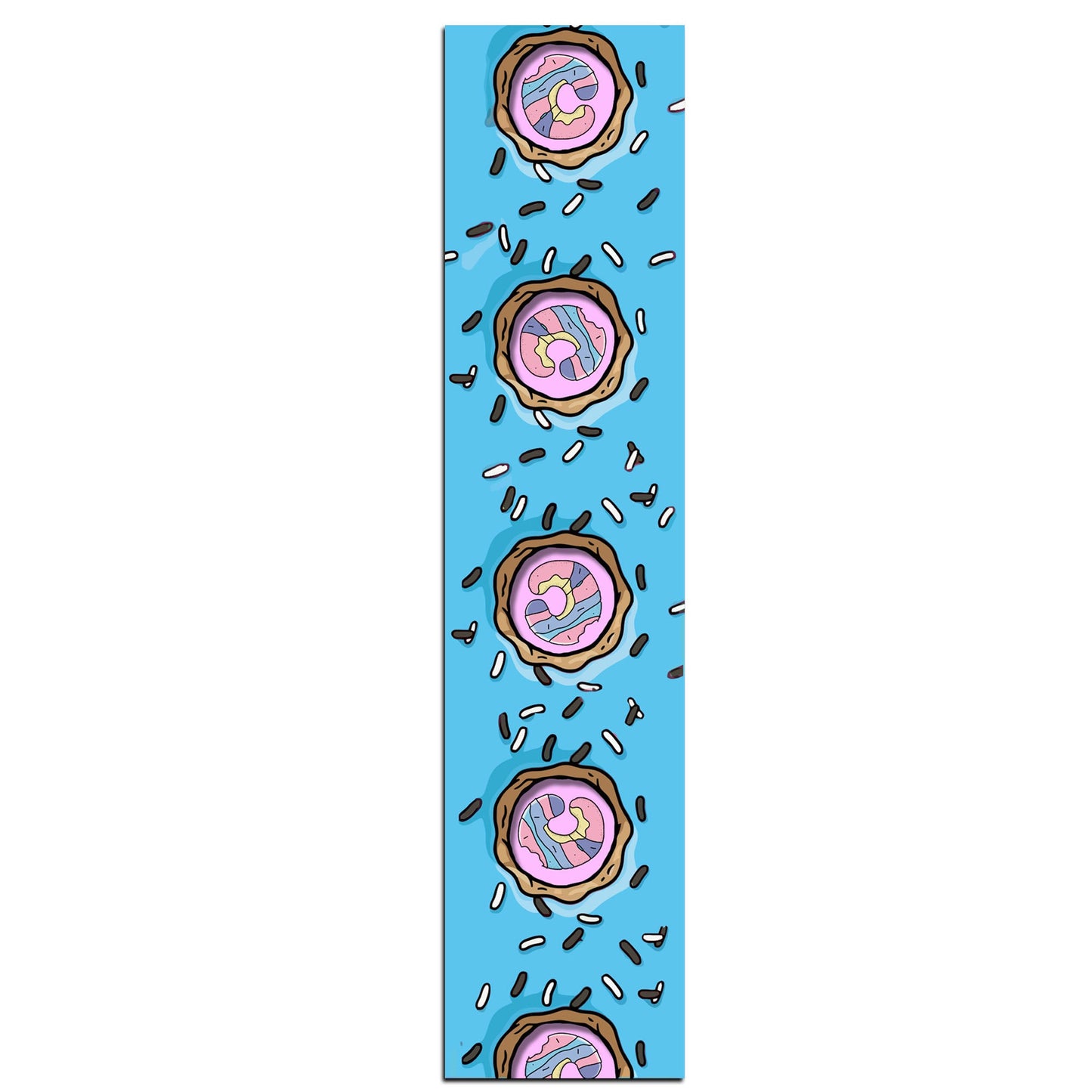 Chubby Scooter Griptape 5" Wide - Blue Doughnut