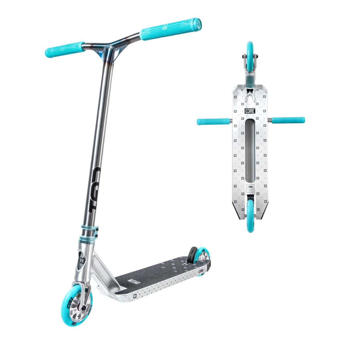 CORE CG1 Complete Stunt Scooter - Raw/Teal
