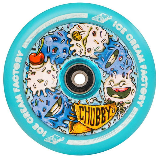 Chubby Ice Cream Scooter Wheels 110mm - Blue
