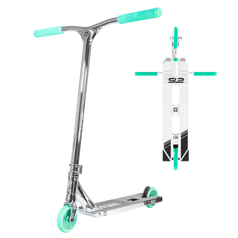 Core SL2 Complete Stunt Scooter - Teal/Chrome